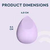 GUBB Flat Side Beauty Blender - Purple
