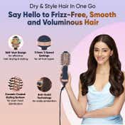Vega LitStyle L4 Volumizer Hair Dryer Brush For Women (VHSD-04)