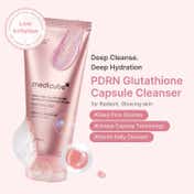 medicube PDRN Pink Glutathione Capsule Cleansing Foam (30 ml)