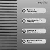 Ikonic Professional Hair Dressing Comb Set (10 pcs)