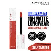 Maybelline New York Super Stay Matte Ink Liquid Lipstick - 130 Self Starter (5 ml)