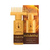 Indulekha Bringha Hair Oil with 11 Herbs Ayurvedic Hair Oil for Hair Growth (100 ml)