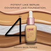 Lakme CC Tinted Serum with 2% Hyaluronic Acid - Latte (30ml)