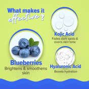 Aqualogica Bright+ Oil-Free Moisturizer with Blueberry & Kojic Acid (100 g)