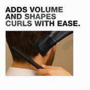 Ikonic Professional Carbon Fibre Roller Brush CFB 15 - Black