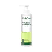 WishCare Pure and Natural Aloe Vera Gel for Face and Hair Hydrates & Moisturizes Skin (200 ml)