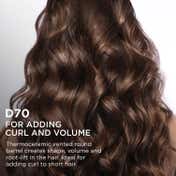 Denman Extra Small Hot Curl Brush 16mm D70 - Black & White