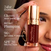 Ras Luxury Skincare Super Plump Lip Oil Gloss - Black Cherry Glow (9 ml)