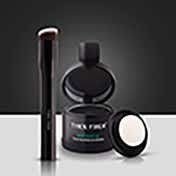 Thick Fiber Root Touch Up Powder with Precision Brush - Black