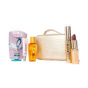 L'Oreal Paris Golden Glam Gift Set, Mascara, Lipstick + Signed Card by Alia Bhatt (5 pcs)