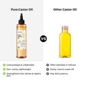 Brillare 100% Pure Cold Pressed Castor Oil for Hair and Skin  (200 ml)