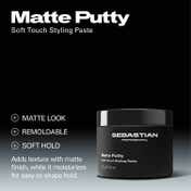 Sebastian Professional Matte Putty Soft Touch Styling Paste (75 ml)