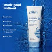 Plum 2% Niacinamide Face Wash for Oily Skin, Fades Acne Marks & Brightens Skin With Rice Water (50ml)