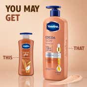 Vaseline Cocoa Glow Serum in Lotion With 100% Pure Cocoa Body Lotion For Dry Skin (600 ml)