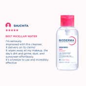 Bioderma Sensibio H2O Micellar Water With Cucumber Extract Removes Makeup - Pump (500 ml)