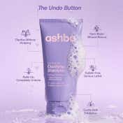Ashba Clean Slate Clarifying Shampoo Deeply Cleanses, Removes Buildup, Non-Stripping + Color Safe (200 ml)