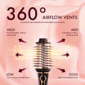 Urban Yog Makemeebold 3-In-1 Hot Air Brush Hair Dryer