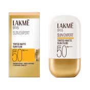 Lakme Sun Expert Tinted Matte Fluid SPF 50 Sunscreen 1% Ceramide - Beige (50ml)