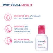 Bioderma Sensibio H2O Dermatological Micellar Water - Makeup Remover Prevents Clogged Pores (100 ml)