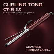 Ikonic Professional Curling Tong 2.0- 19mm Hair Curler, Scarlett Limited Edition