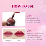 Etude Dear Darling Water Gel Lip and Cheek Tint Lipstick - 06 Pomegranate Ade (9 g)