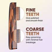 Vega Handcrafted Graduated Dressing Comb Made with Cellulose Acetate (HMC-32D)
