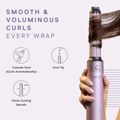 Winston 6 in 1 Hair Blow Brush Multi Styler - Purple