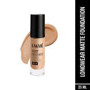 Lakme Forever Matte Longwear Foundation - Warm Beige (25 ml)