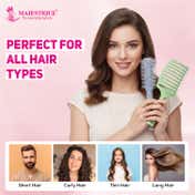 Majestique Vent & Roller Hair Brush Set for Blow Drying & Styling (2 pcs)