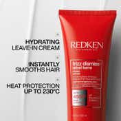 REDKEN Frizz Dismiss Rebel Tame Leave In Cream with Heat Protection,For Dry & Frizzy Hair (250 ml)