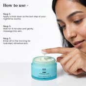 BiE DND Overnight Sleeping Face Mask - Ceramides & Bakuchiol, Hydrates & Repair Skin Barrier (50g)