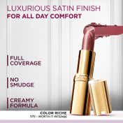 L'Oréal Paris Worth It Festive Favourites Gift Set of 3 Contains Satin Lipstick
