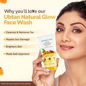 Mamaearth Ubtan Natural Glow Face Wash with Turmeric & Saffron (50 ml)