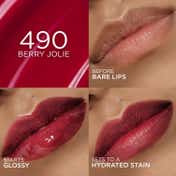 L'Oreal Paris Hyaluron Tint Lip Stain Serum 12H Weightless Color - 490 Berry Jolie (5 ml)
