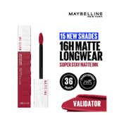 Maybelline New York Super Stay Matte Ink Liquid Lipstick - Validator (5 ml)