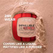 L'Oreal Paris Infallible 24H Fresh Wear Foundation in a Powder - Amber 300 (9 g)
