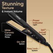 Vega Classic Hair Crimper with Ceramic Coated Plates (VHCR-01) Black (1 pc)