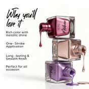 RENEE Metallicious Nail Paint - Mocha Spark (10 ml)