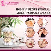 Majestique Bold & Thick Cotton Swabs Ear Buds Box (300 pcs)