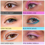 FOCALLURE Unearthing Mars Glitter Eyeliner - BL03 Neon Waves (7.5 g)