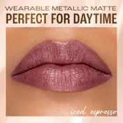 Lakme Be-Jewel Shimmer Lip Liquid with Ceramides, Luminous Matte Finish - 301 Iced Espresso (3.5 ml)
