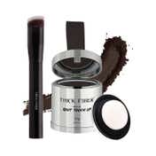 Thick Fiber Root Touch Up Powder with Brush - Dark Brown