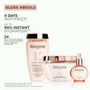 KERASTASE Gloss Absolu Crème Anti-Frizz Mask, Medium to Thick Hair, 4-Days Anti-Frizz (200 ml)