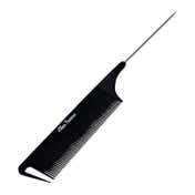 Alan Truman CB-03 Metal Pin Tail Carbon Comb (1 Pc)