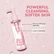 The Face Shop Rice Water Bright Light Cleansing Oil – Korean Makeup Remover & Oil Cleanser for Glowing Skin (150 ml)