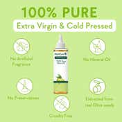 WishCare 100% Pure Cold Pressed Olive Oil for Dry and Frizzy Hair and Glowing Skin (200 ml)