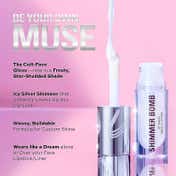 Makeup Revolution Metallic Muse Shimmer Bomb Lipgloss - Frosted Muse (4.5 ml)