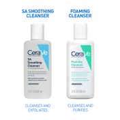 CeraVe SA Smoothing Cleanser For Dry, Rough & Bumpy Skin, with Salicylic Acid & Ceramides (88 ml)