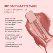 TNW The Natural Wash Comfy Matte Liquid Lipstick, Weightless & Hydrating, Red Clay - 01 Rush Affair (3 ml)