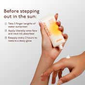 ASAYA Aqua Dew Sunscreen, In-VIVO Tested, SPF 50 PA+++ Rice Extract Zero White Cast (50 g)